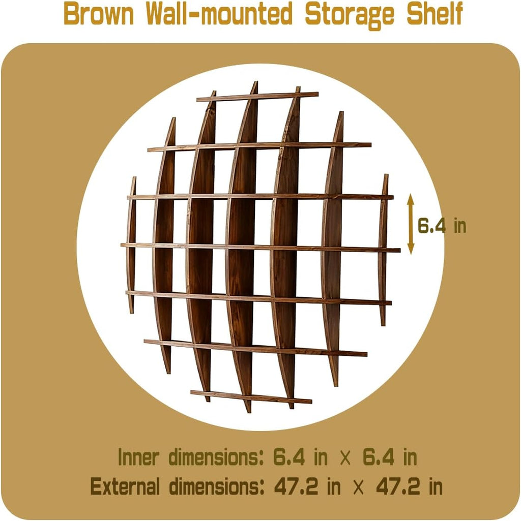 Solid Wood Mug Display Rack