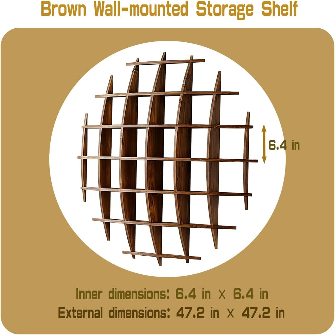 Solid Wood Mug Display Rack