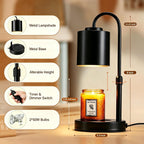 Modern Dimmable Candle Warmer Lamp with Timer