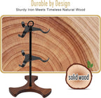 Modern Coffee Mug Tree with Wood Base