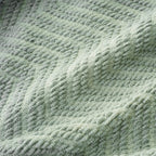 Sage Green Throw Blanket for Couch, 50"X60" | Knit Sage Throw Blanket Versatile for Couch, Super Soft Warm Spring Green Blanket for Bed Sofa