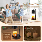 Modern Dimmable Candle Warmer Lamp with Timer