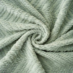 Sage Green Throw Blanket for Couch, 50"X60" | Knit Sage Throw Blanket Versatile for Couch, Super Soft Warm Spring Green Blanket for Bed Sofa