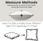 18×18 Premium Pillow Inserts – Set of 2