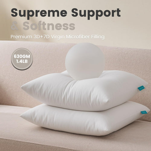 18×18 Premium Pillow Inserts – Set of 2